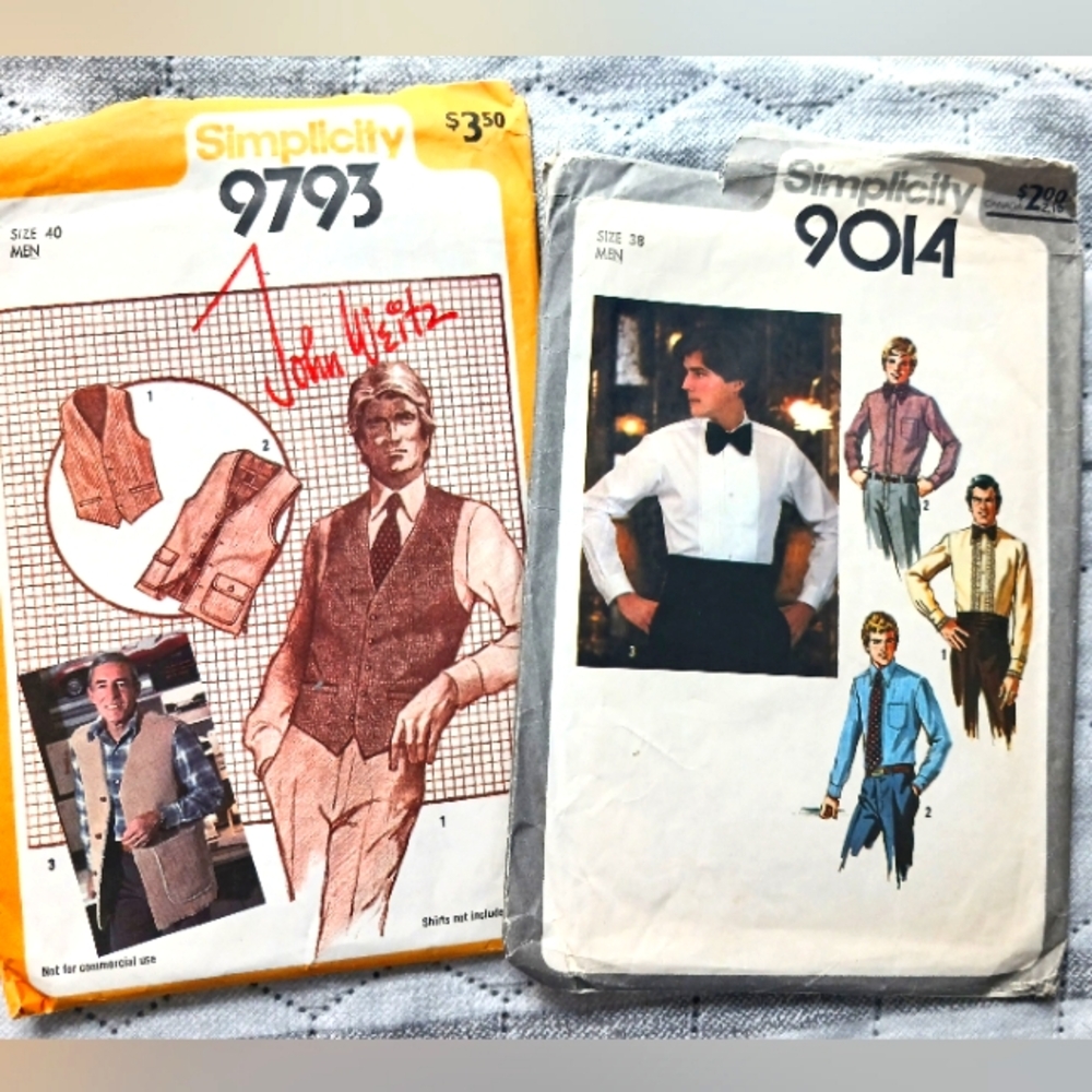 1979, 80 Mens Tux Shirt, Tie, Cummerbund & Vest